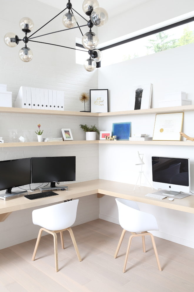 design de bureau clair