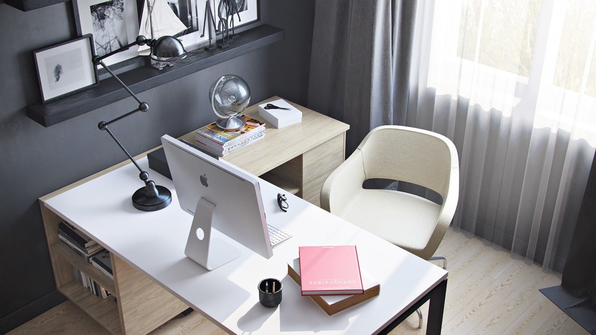 desk in the office
