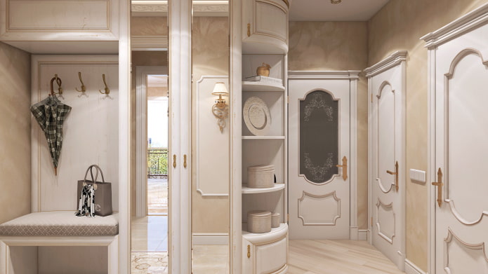 armoire en bois à deux portes