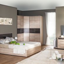 Armoire d'angle dans la chambre : types, contenu, dimensions, design-5