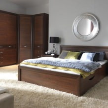 Armoire d'angle dans la chambre : types, contenu, dimensions, design-9