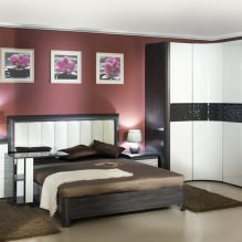 Armoire d'angle de chambre : types, contenu, dimensions, design-15