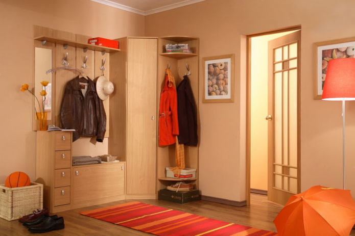 Couloir en aggloméré laminé