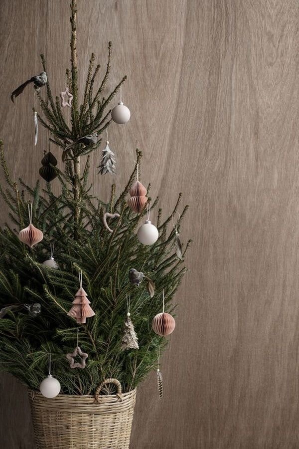 Sapin de Noël minimaliste