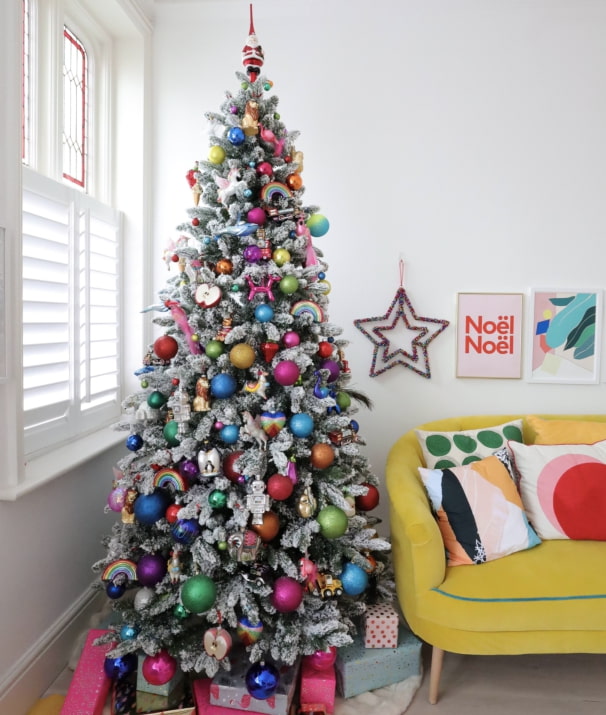 Sapin du Nouvel An lumineux