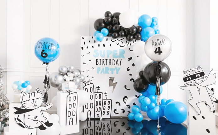 Zone photo pour un anniversaire