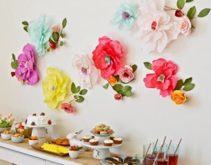 Fleurs en papier