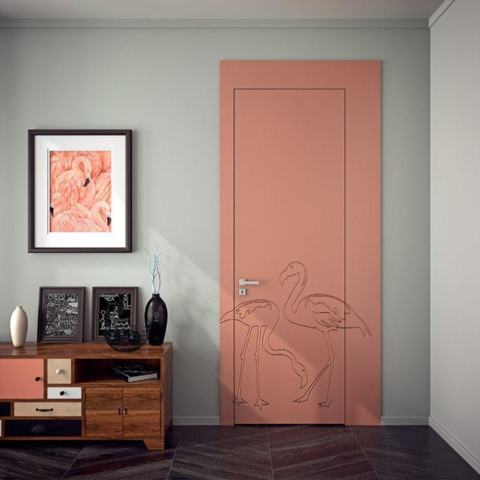 dessin sur la porte