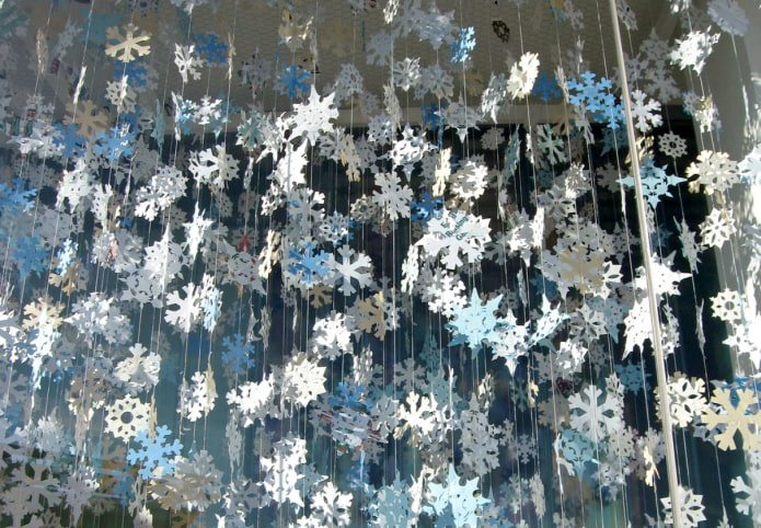 Décoration de flocons de neige