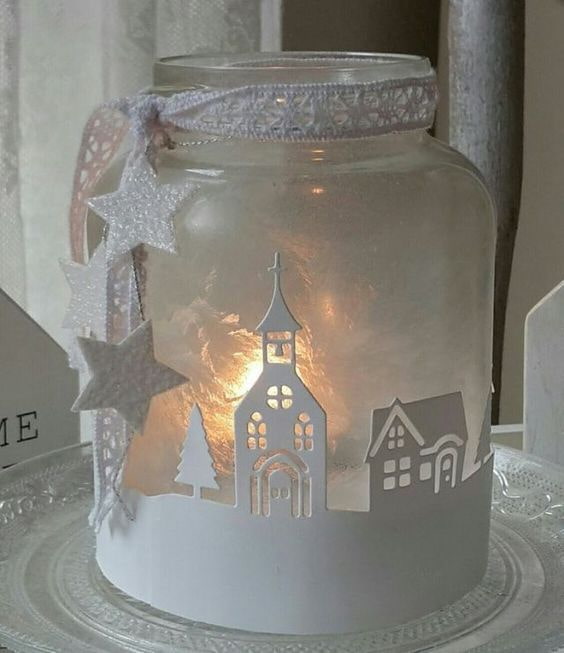 Bougeoir du Nouvel An DIY