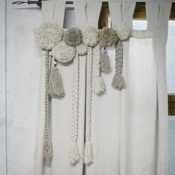 Composition à partir de pompons