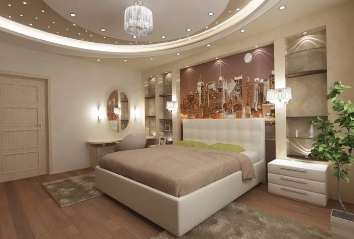 éclairage ponctuel dans la chambre