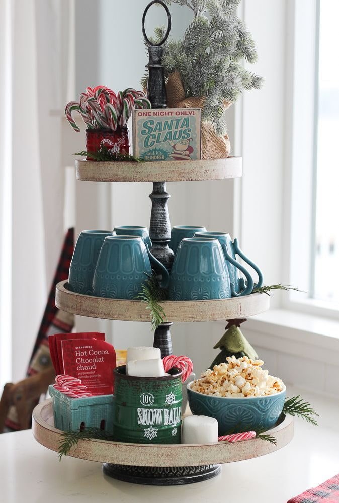 Étagère pour les fêtes