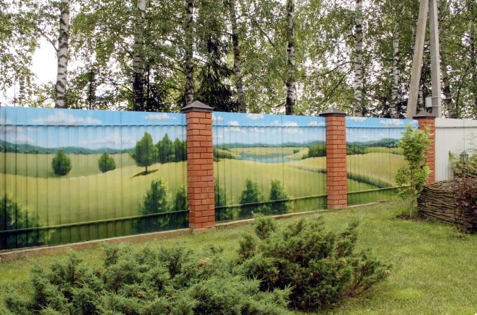 Peinture de clôture