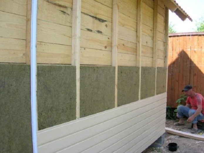 Finition des murs extérieurs