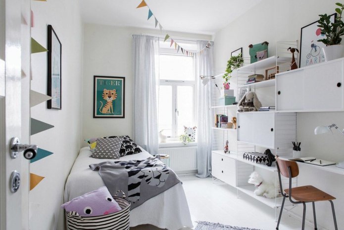 Meubles blancs pour chambre d'enfant