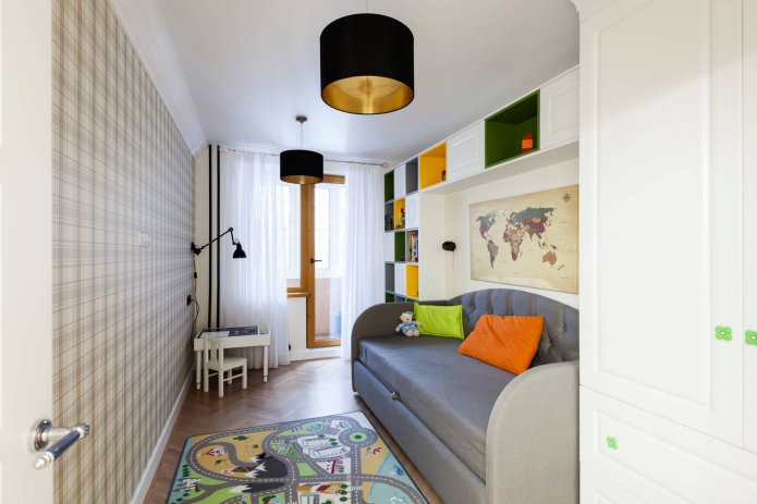 canapé dans la chambre d'enfant chambre