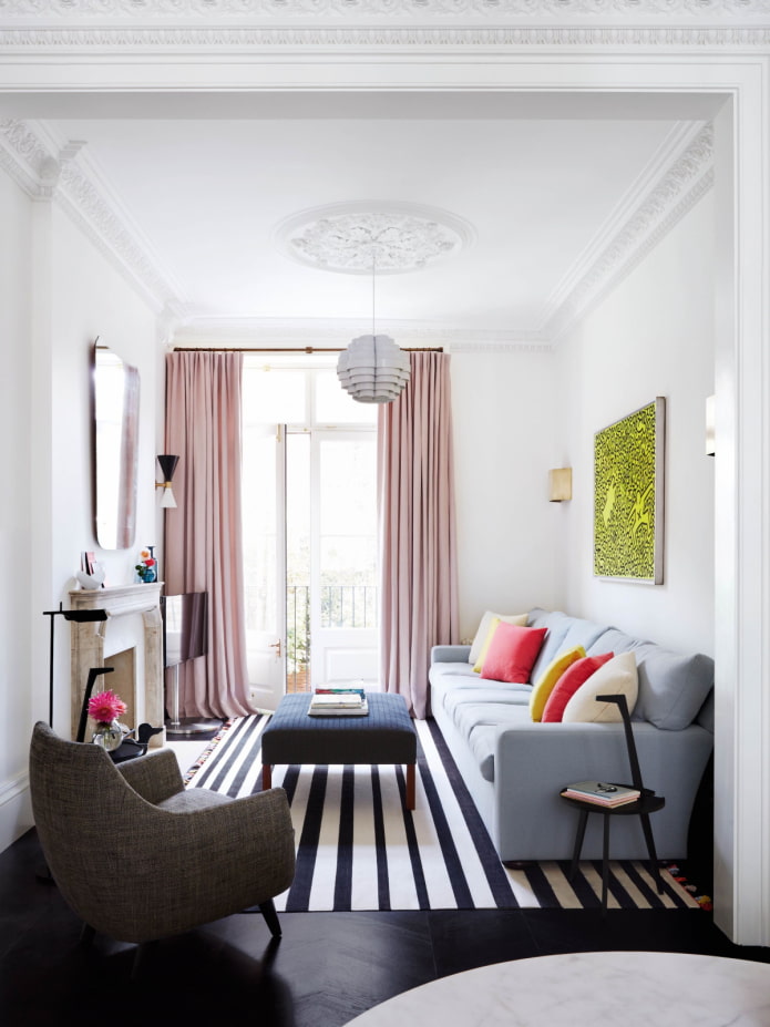 Fausse cheminée à l'intérieur