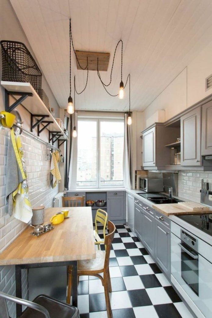 cuisine aux touches lumineuses