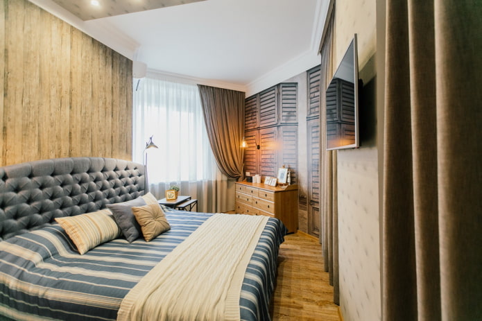 Aménagement et zonage d'une chambre étroite