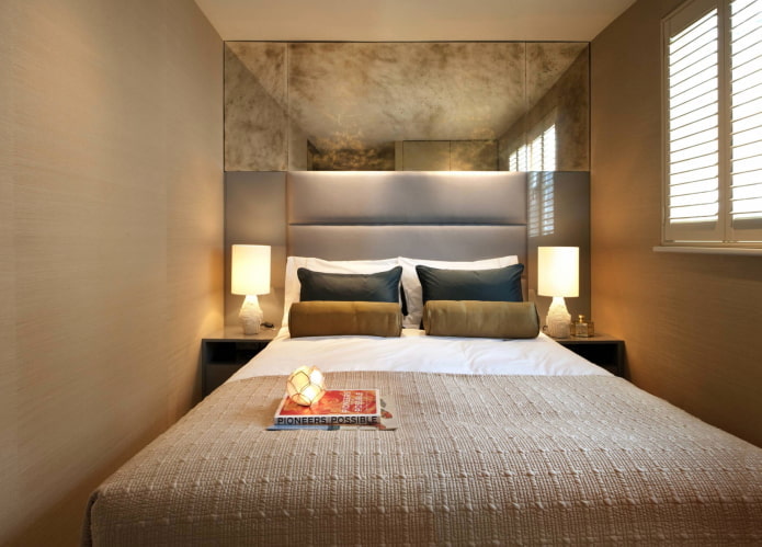 Design intérieur d'une chambre étroite