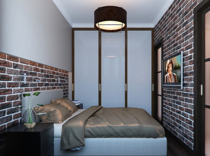 conception de chambre dans un immeuble Khrouchtchev