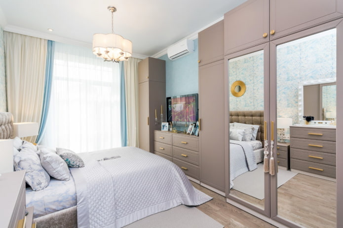 Disposition des meubles dans une chambre étroite