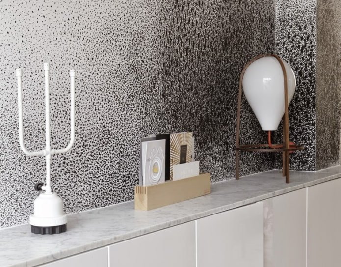 Éclaboussures sur le mur