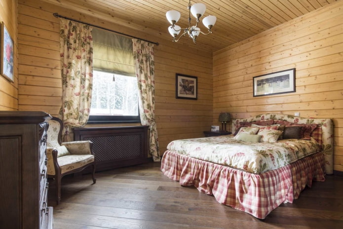 chambre de style campagnard