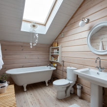 Vagonka dans la salle de bain intérieure-1