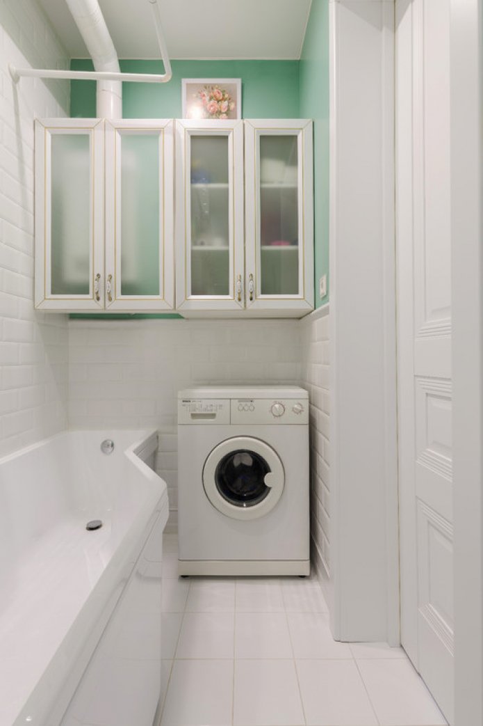 baignoire avec niche pour machine à laver
