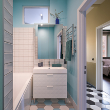 Comment décorer joliment l'intérieur d'une salle de bain de deux pièces ?-0
