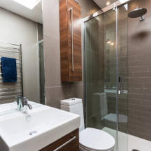 Comment décorer joliment l'intérieur d'une salle de bain de deux pièces ?-1