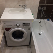 Comment décorer joliment l'intérieur d'une salle de bain de 2 m² ?-3