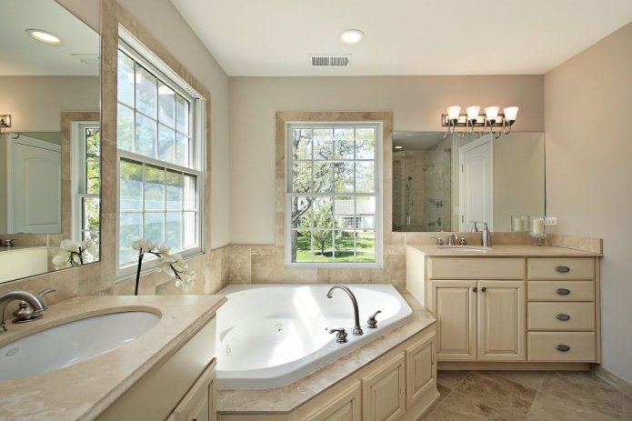 Salle de bain de style classique