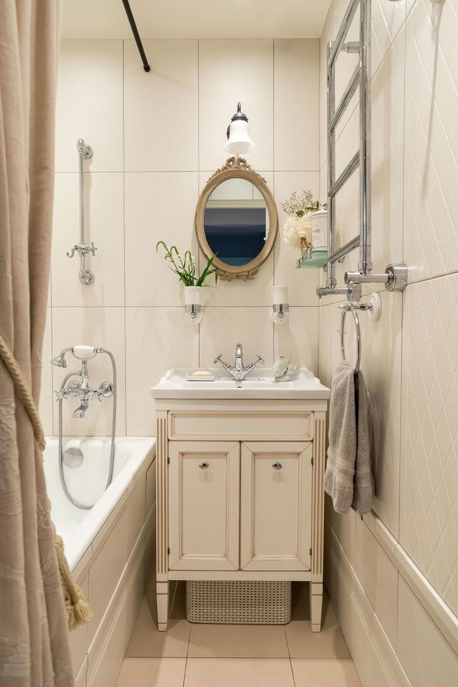 salle de bain beige