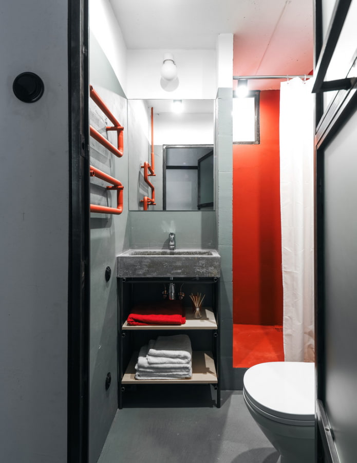 Éclairage dans la salle de bain