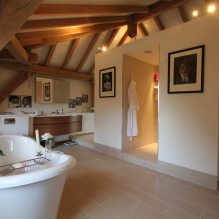 Salle de bain de style champêtre : caractéristiques, photo-2