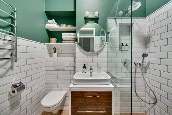 Couleur de mur verte complexe