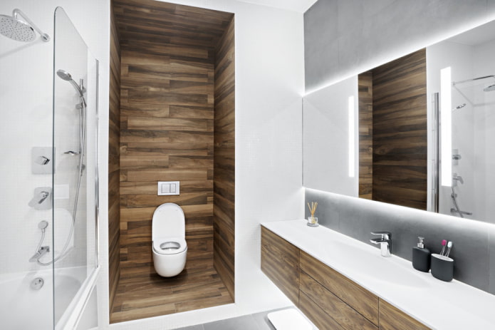 Salle de bain de style scandinave