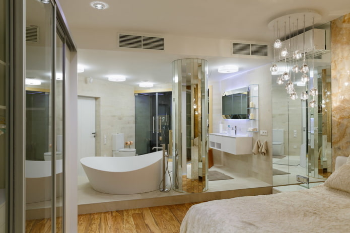 Baignoire sur podium