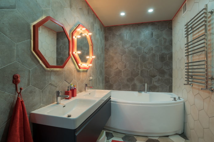 meubles de salle de bain style loft