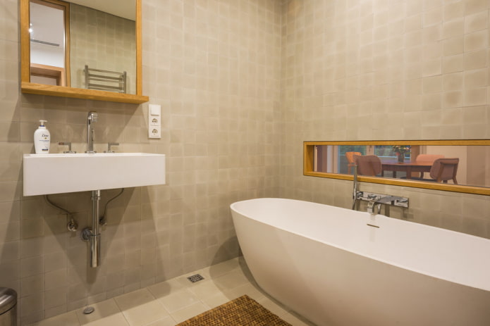 Plomberie de salle de bain minimaliste
