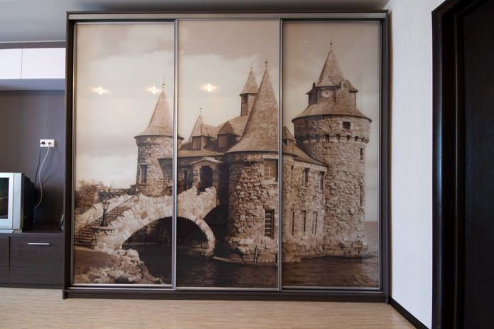 Armoire avec impression photo