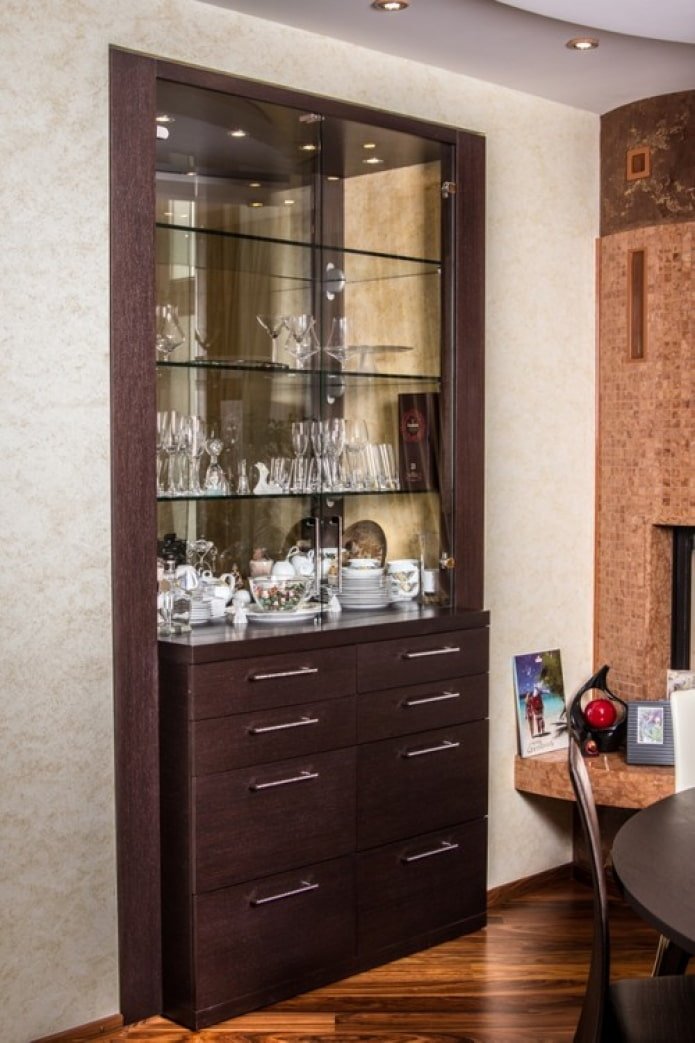 buffet moderne en wengé