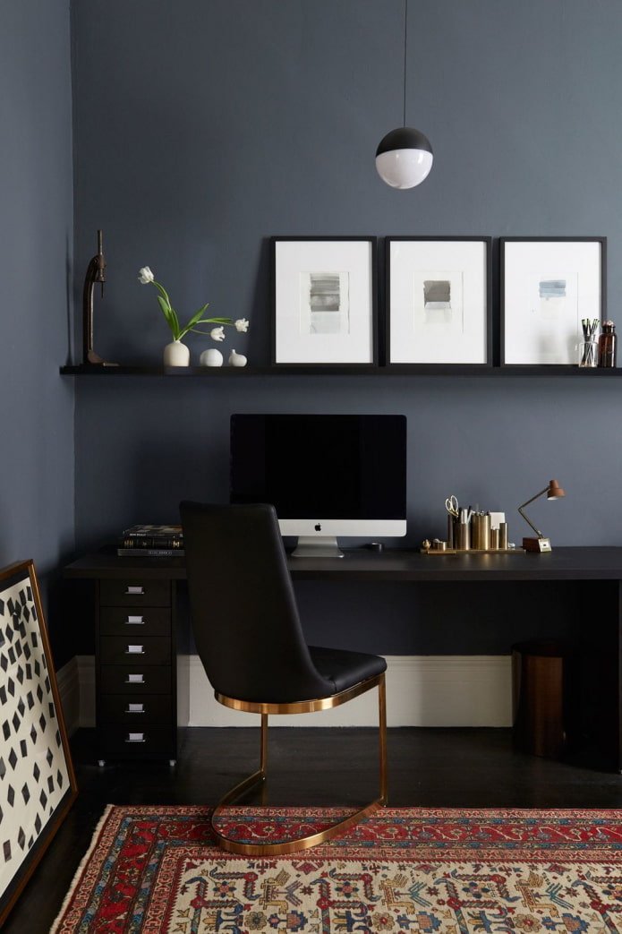 bureau en wengé