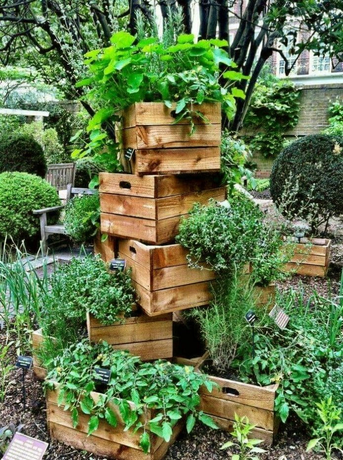 Parterre vertical fixe