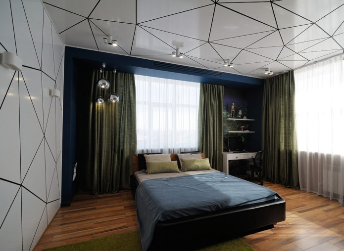 Plafond tendu en film PVC