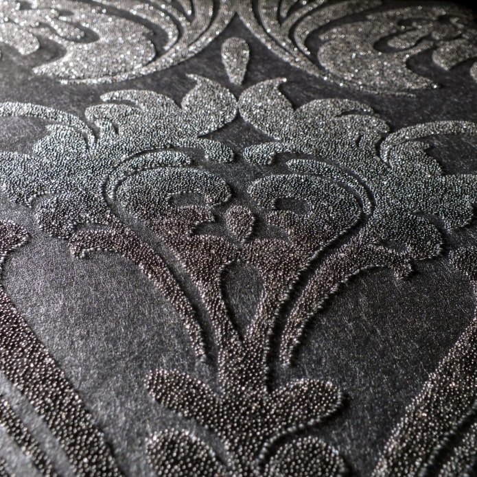 papier peint avec perles