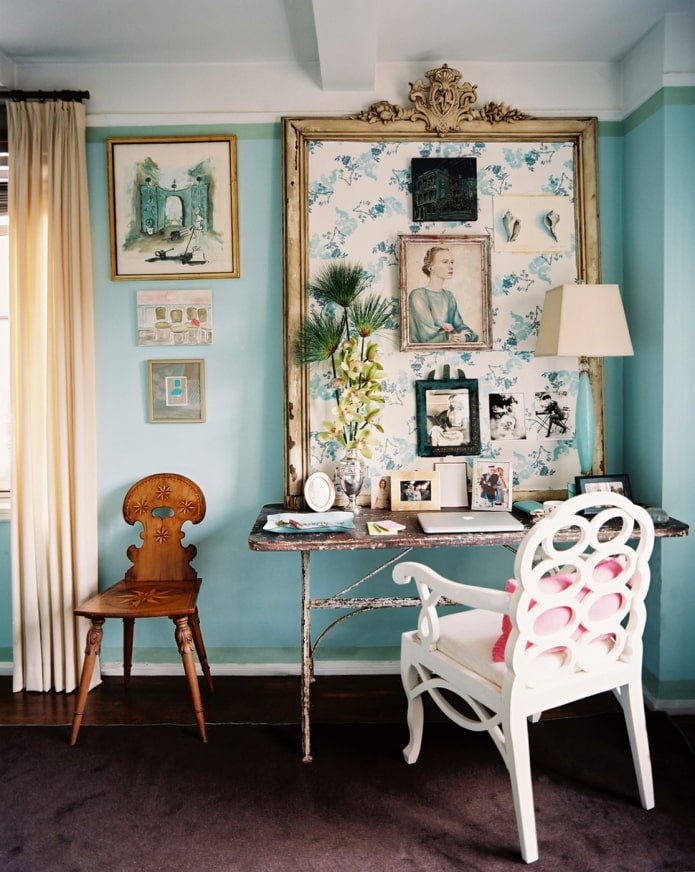 palette de couleurs dans le style vintage